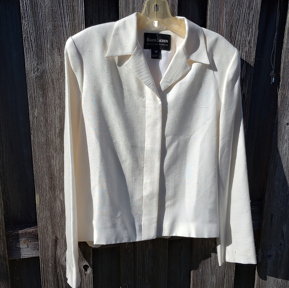 Ralph Lauren Collection Classics Black Label silk jacket 10 - Picture 1 of 8